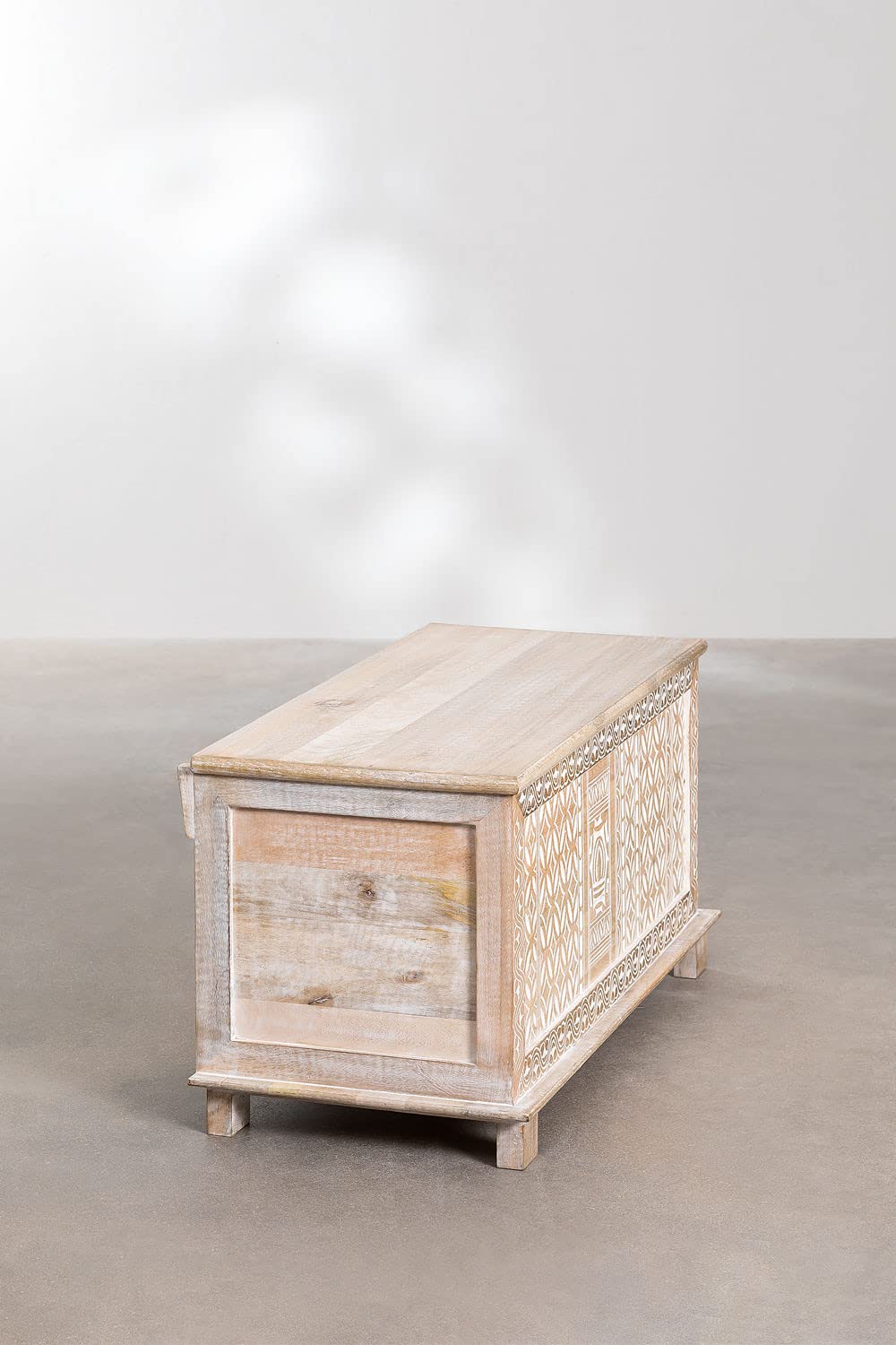 Sklum Kirio baule legno mango naturale 95 cm