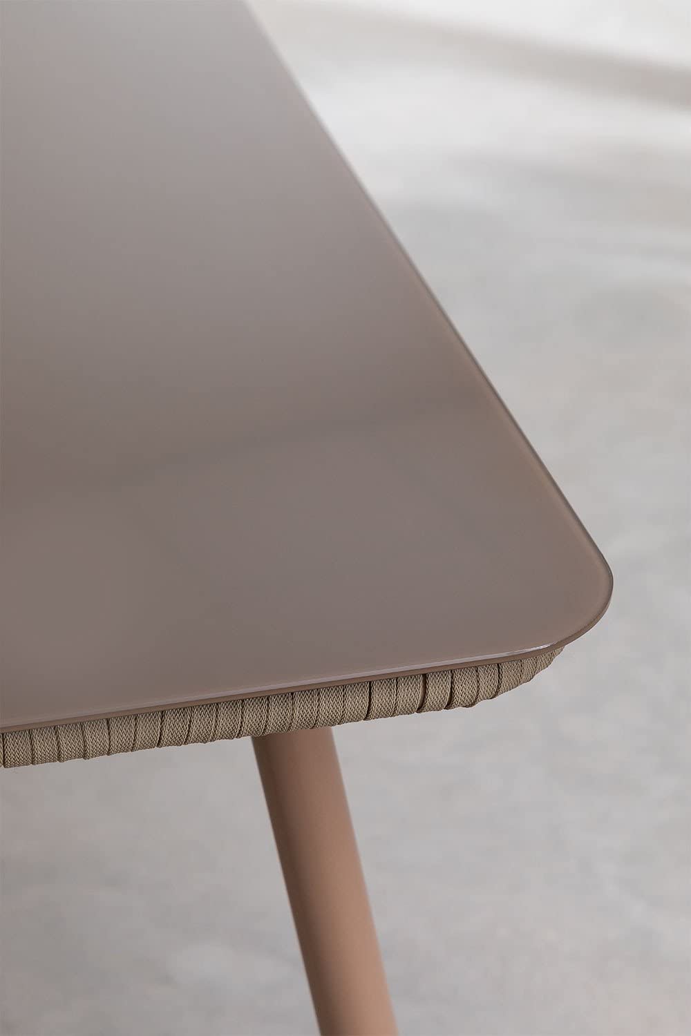 Sklum Arhiza Tavolo Giardino 160x90 cm Marrone Moka