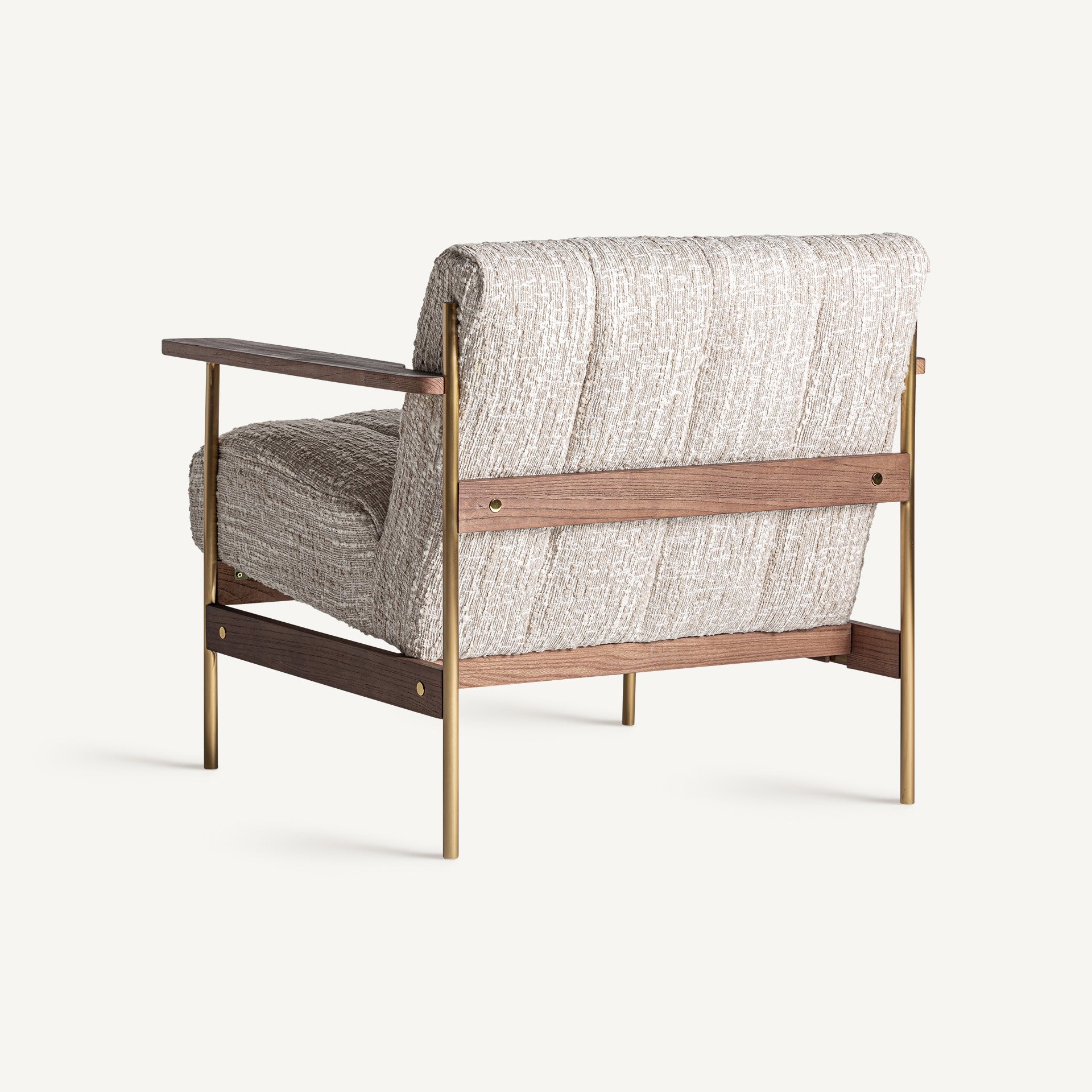 Bambua Habouey poltrona lounge beige poliestere