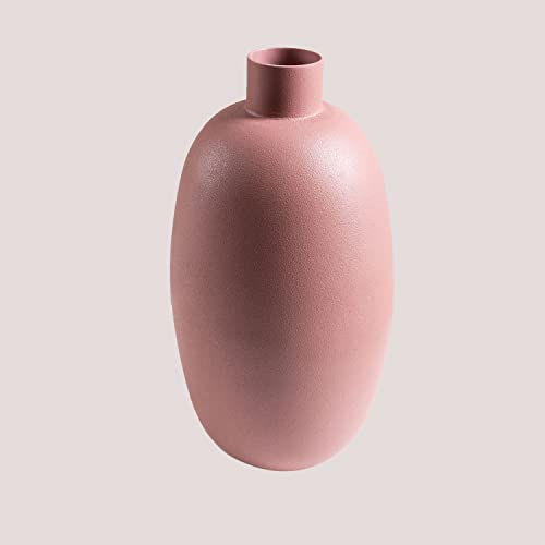 Sklum Aika Vaso in Ferro Rosa 23,5 cm