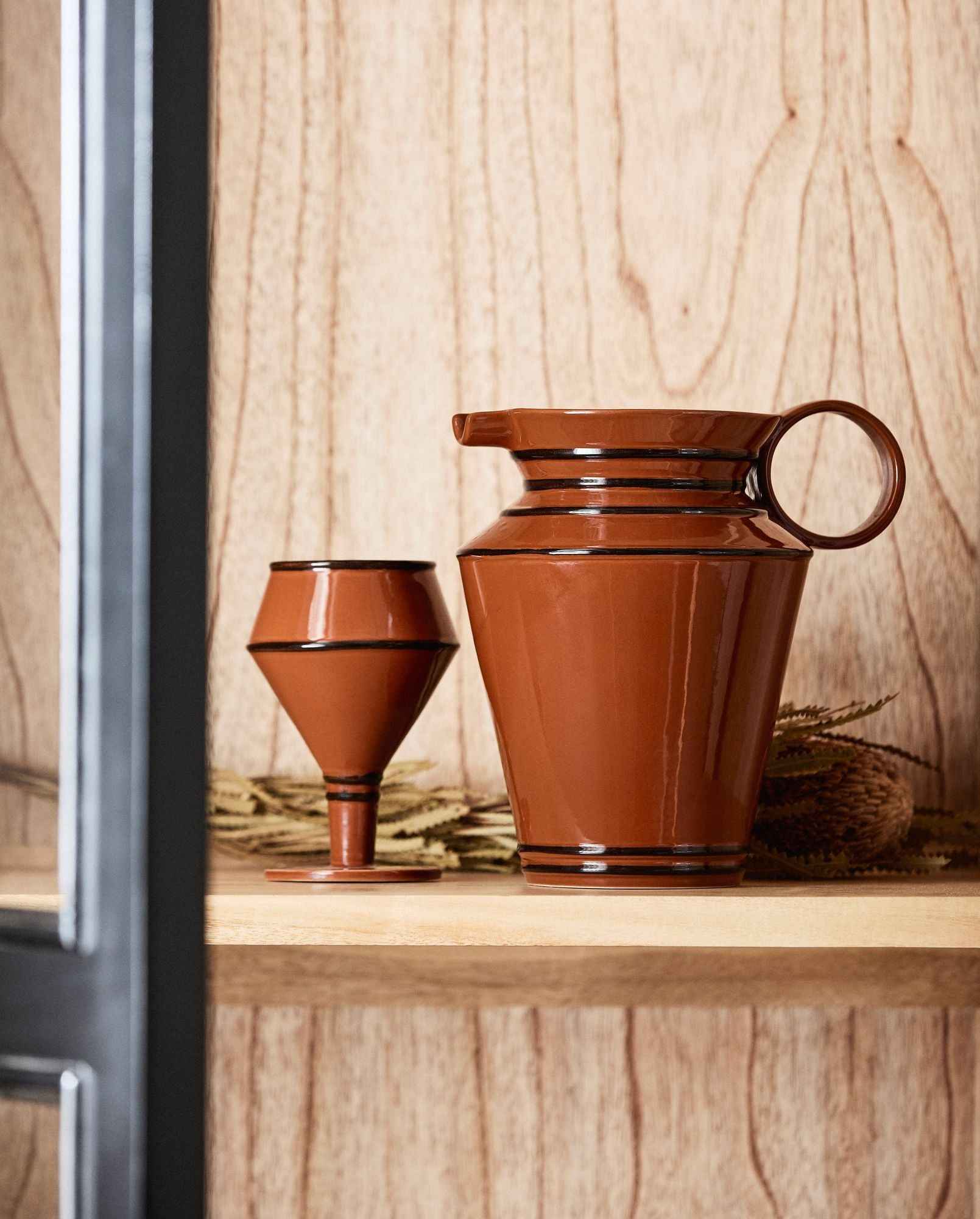 Bambua Capparis brocca in gres marrone 1,6 L