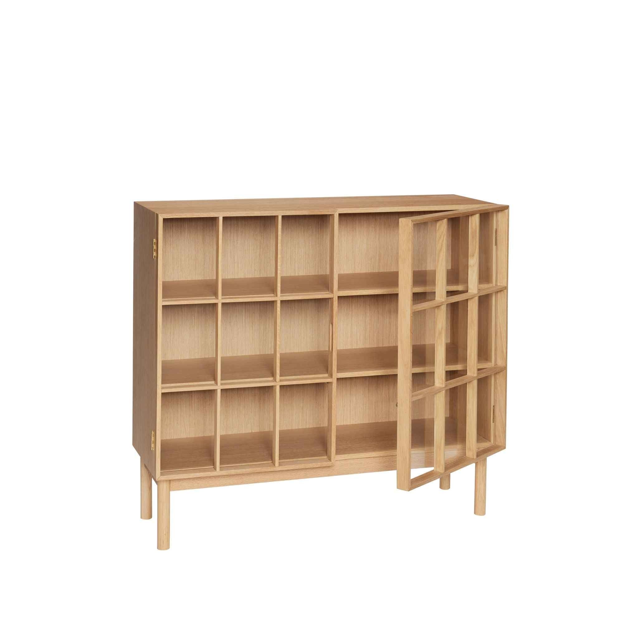 Bambua Shoji Wide Mobile Contenitore Naturale 100x35x90