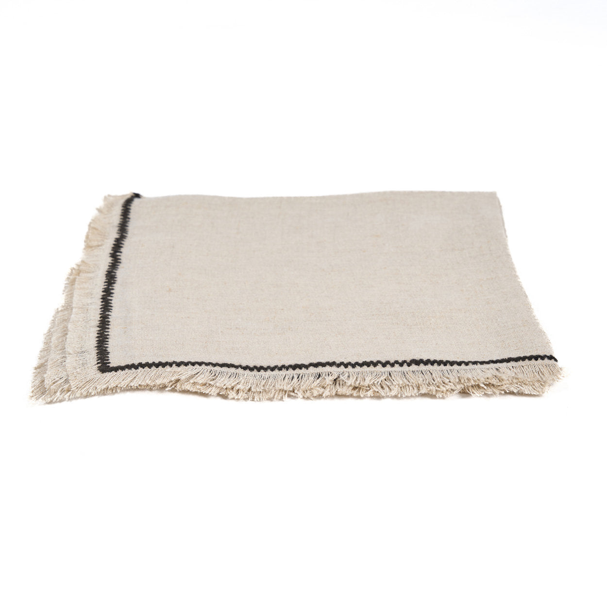 Bambua Tuscany Tovagliolo Lino 45x45 Nero Naturale