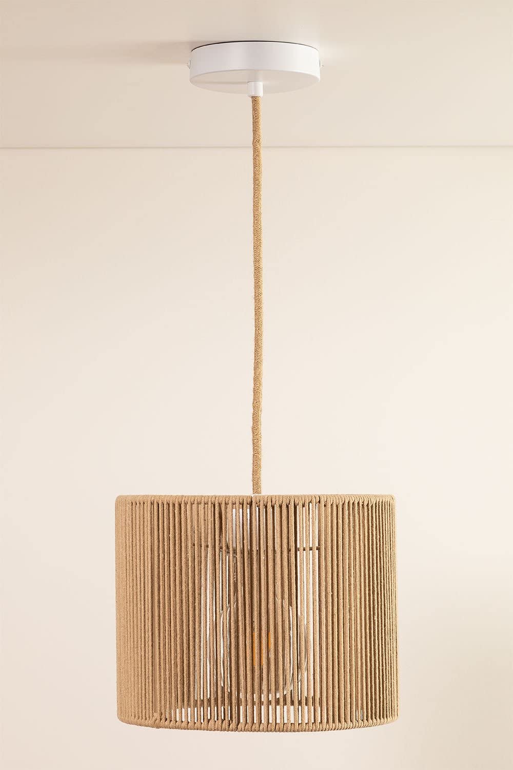 Sklum Uillo lampada a soffitto Ø25 cm corda nylon E27