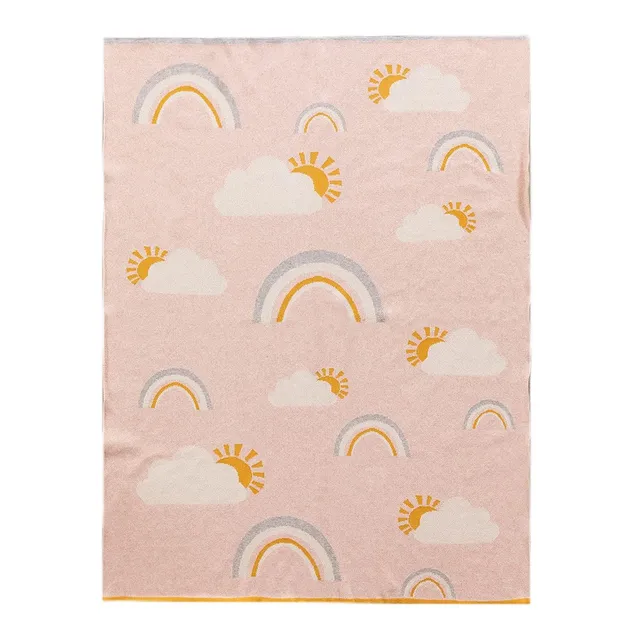 Sklum Ellie Kids Coperta Cotone Rosa Quarzo 77x105 cm