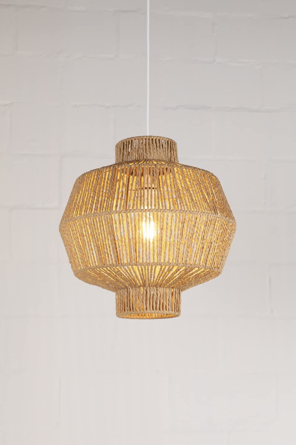 Sklum Amaris Lampada da Soffitto in Carta Intrecciata