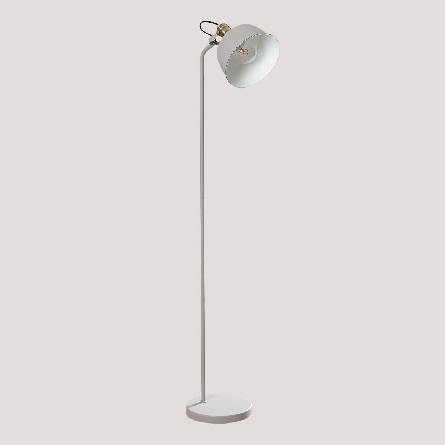Sklum Louise lampada da terra grigio talpa chiaro ferro