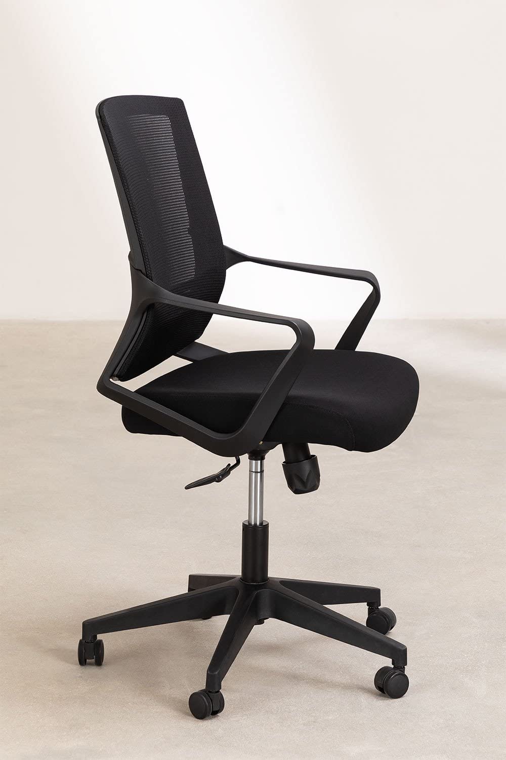 Sklum Work sedia da ufficio con ruote nera