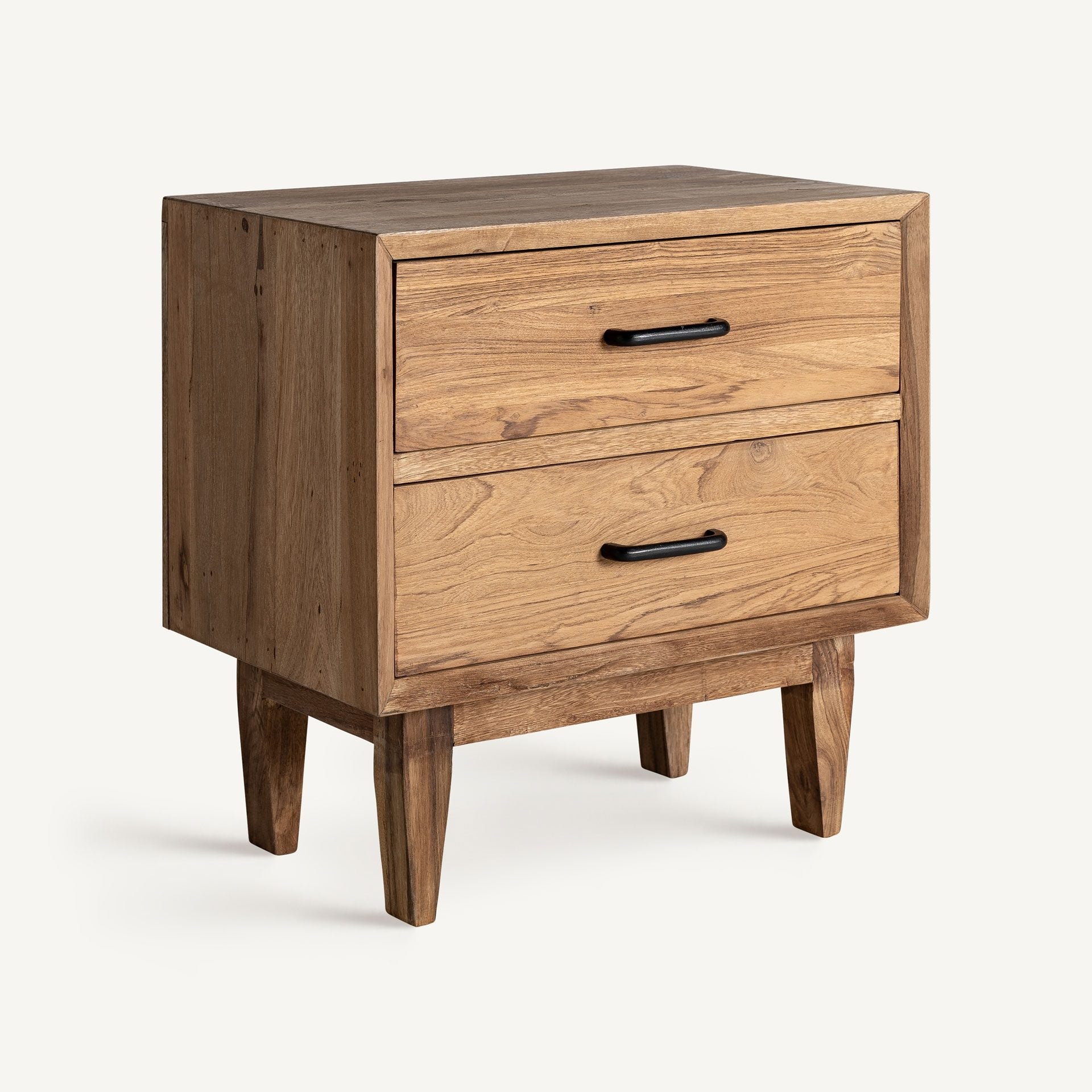 Bambua Cotard comodino legno 2 cassetti