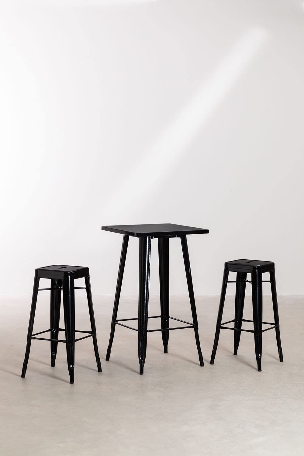 Sklum LIX set tavolo alto + 2 sgabelli industrial