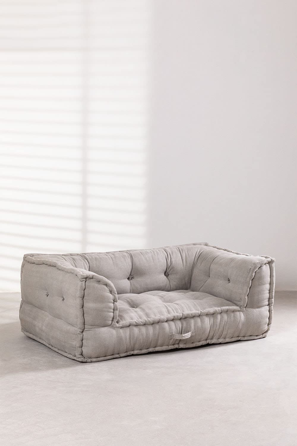 Sklum Dhel Divano Modulare in Cotone Grigio Chiaro