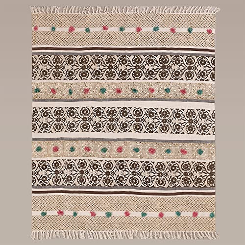 Sklum Betsi Plaid Coperta Cotone Multicolor 126x150 cm