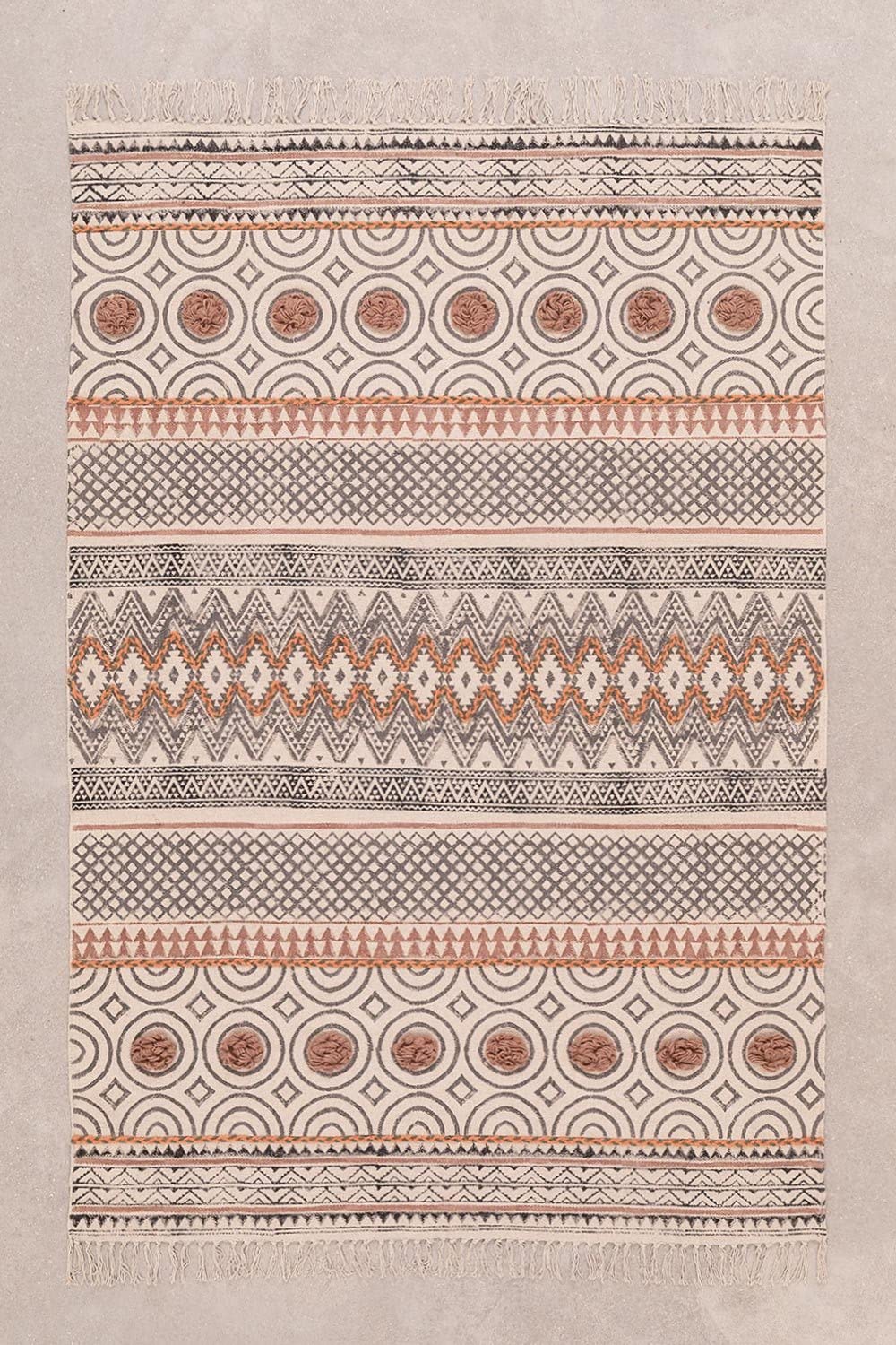 Sklum Intar tappeto 181x121 cm cotone marrone