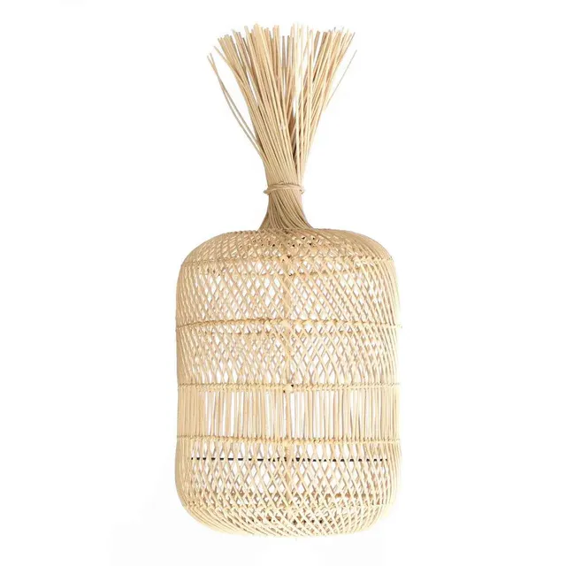 Bambua Dumpling Piantana Naturale M in rattan