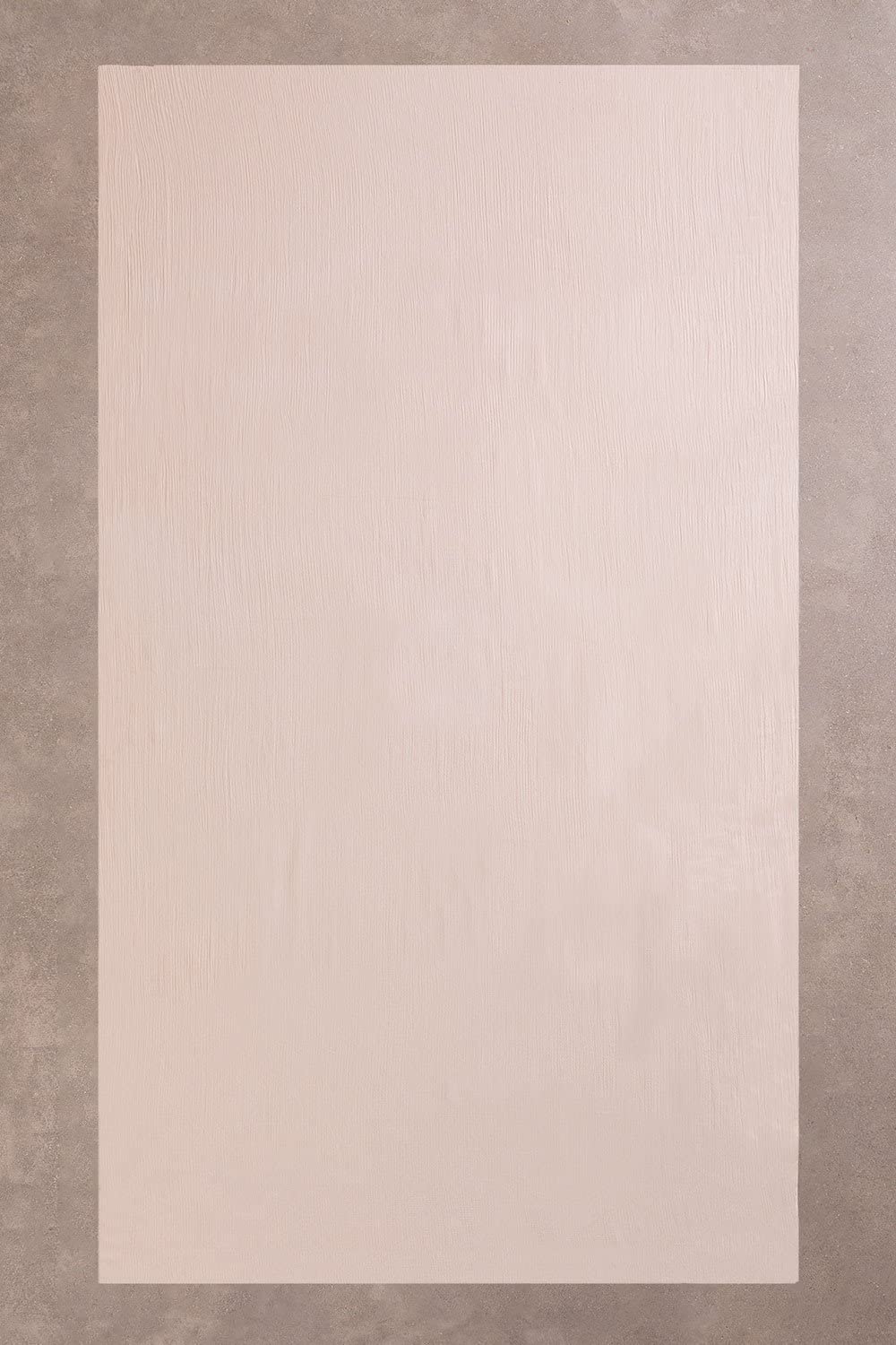 Sklum Isbe Plaid in Cotone Beige Crema 135x221 cm