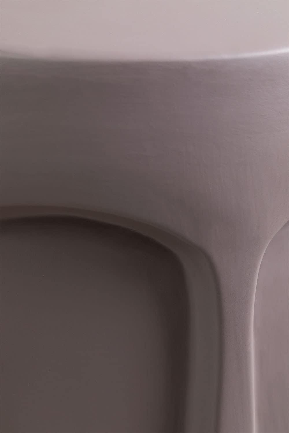 Sklum Otam tavolino rotondo ceramica marrone Ø31 cm