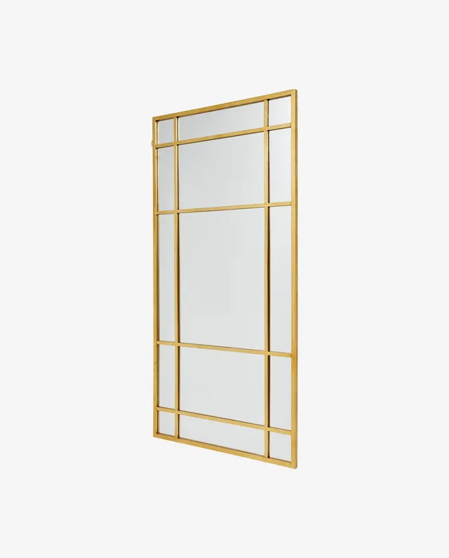 Bambua Spirit specchio da parete ferro finitura oro