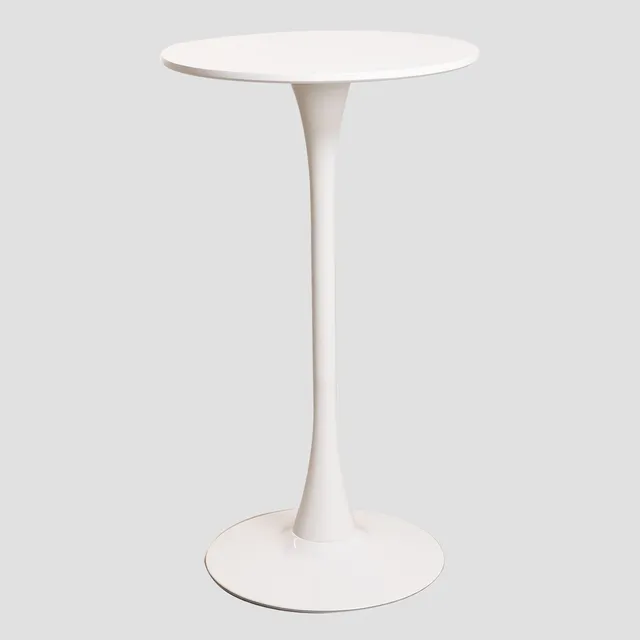 Sklum Ivet Style tavolo alto rotondo Ø60 cm bianco