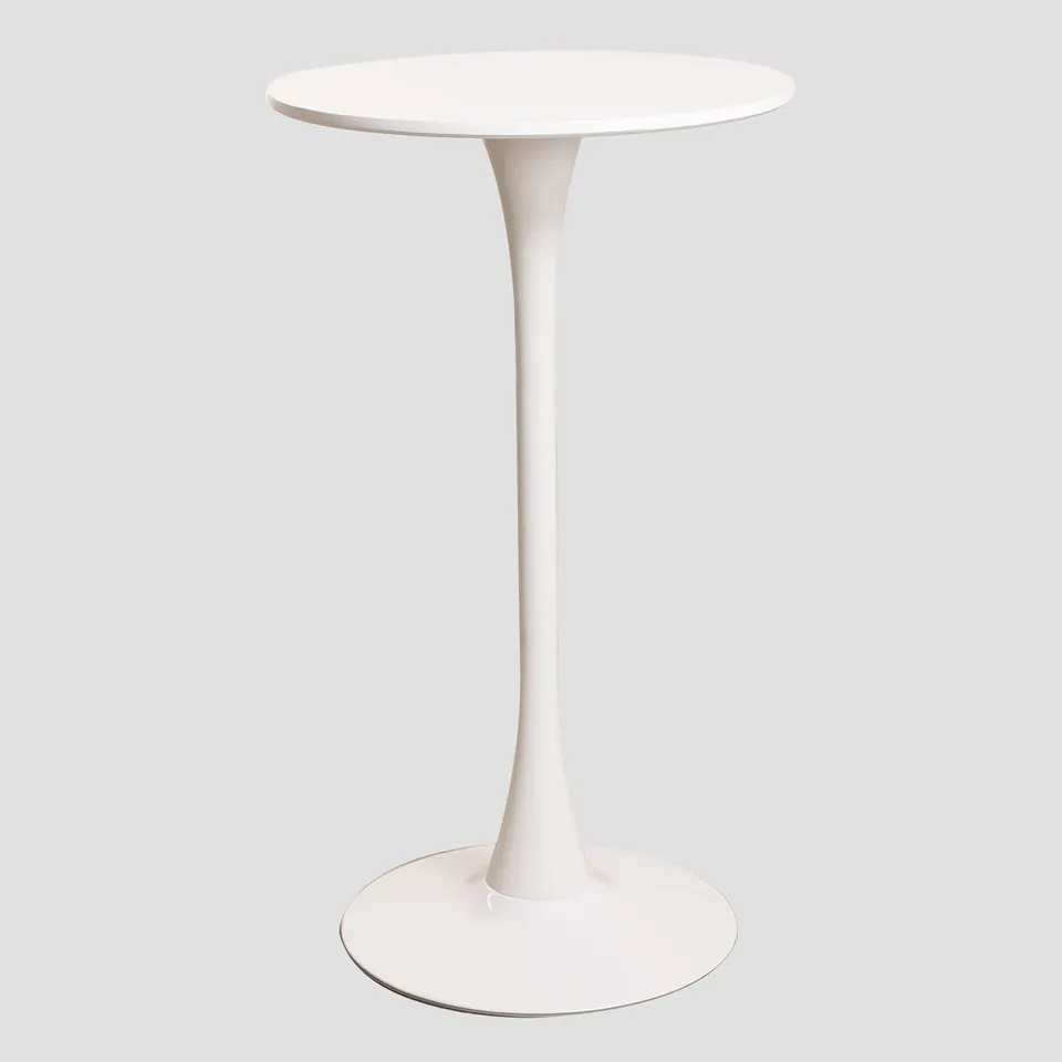 Sklum Ivet Style tavolo alto rotondo Ø60 cm bianco