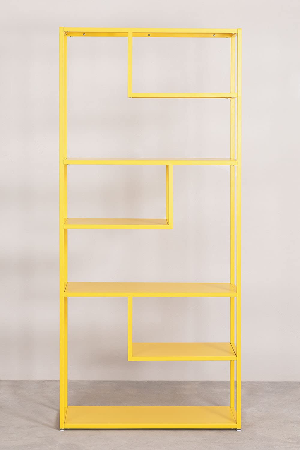 Sklum Thura Libreria in Acciaio Giallo Fresia 190 cm