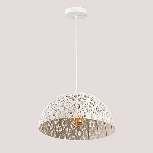 Sklum Meraki lampadario bianco antico metallo