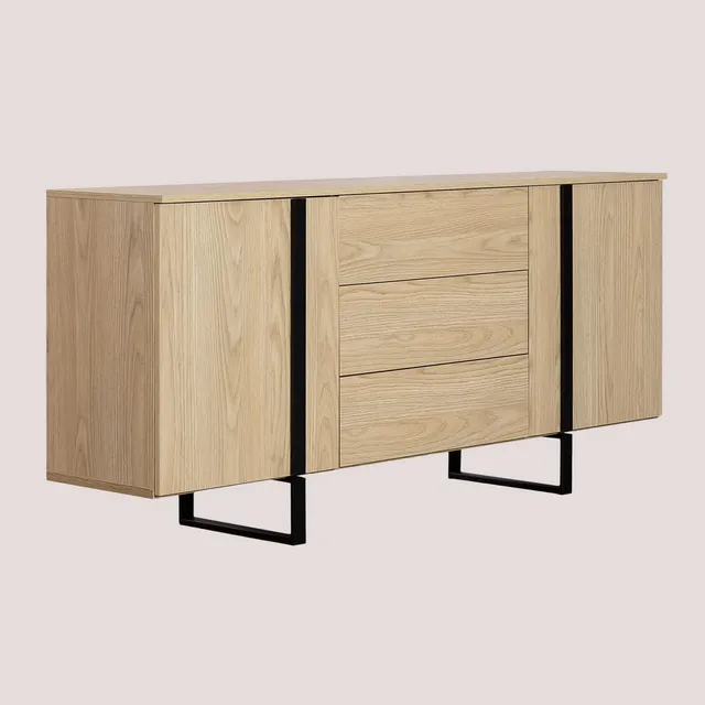 Sklum Roxer credenza legno marrone quercia 180 cm