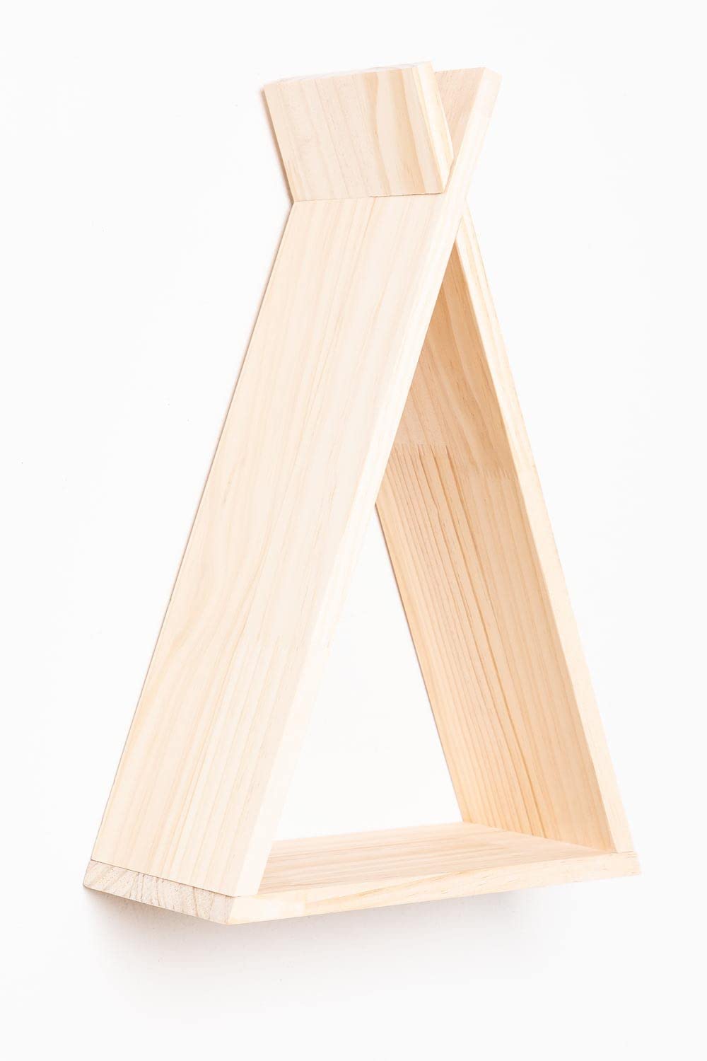 Sklum Sius Mensola Legno Pino Triangolare 38 cm