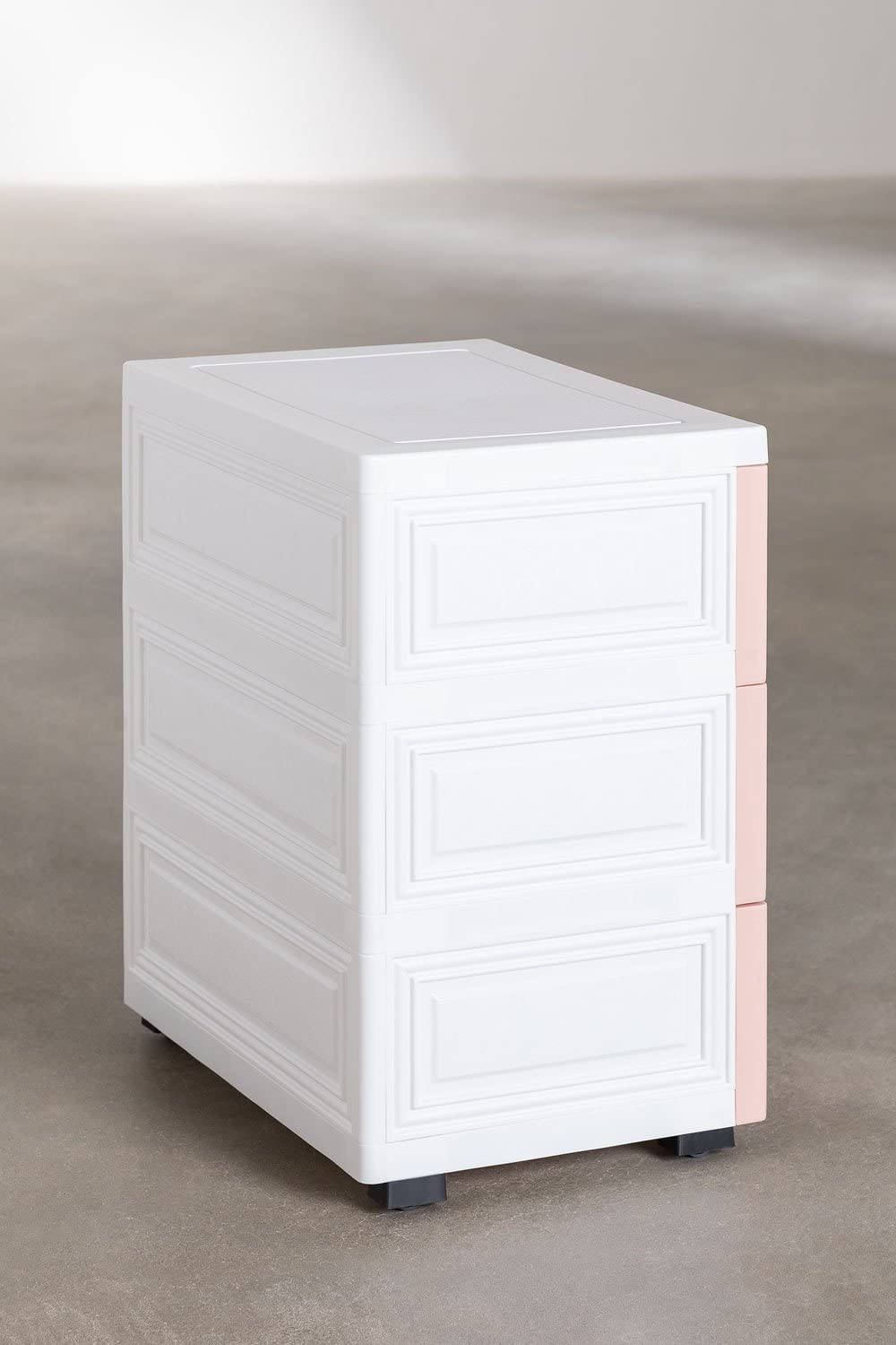 Sklum Beysi cassettiera rosa quarzo in polipropilene
