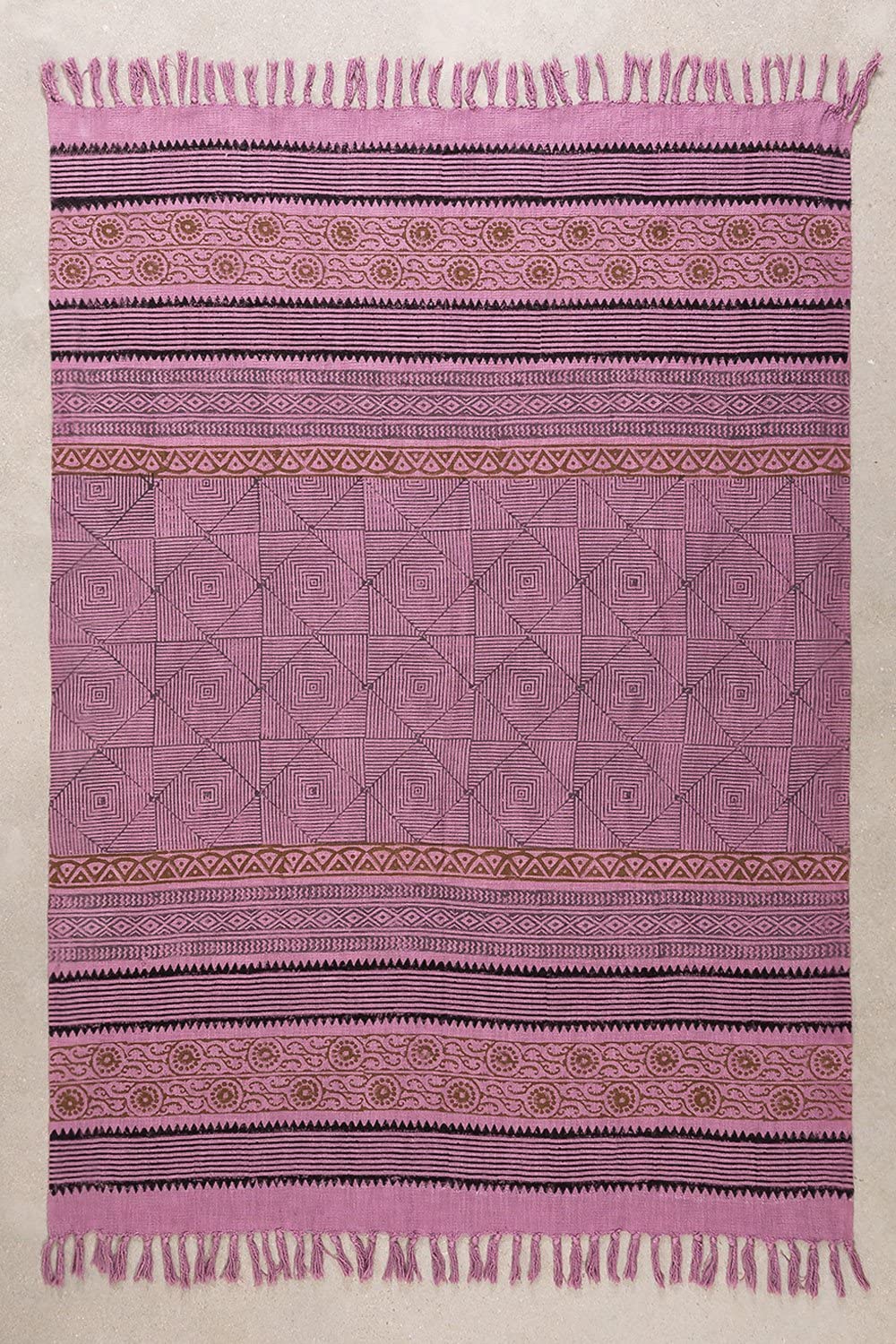 Sklum Siane Coperta Plaid in Cotone Multicolor
