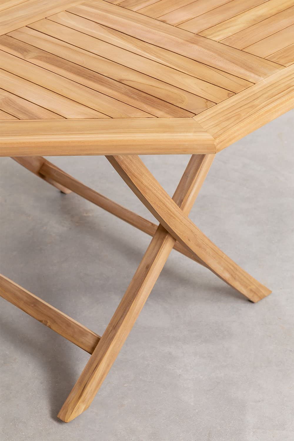 Sklum Pira Set Tavolo e 4 Sedie Teak Pieghevole