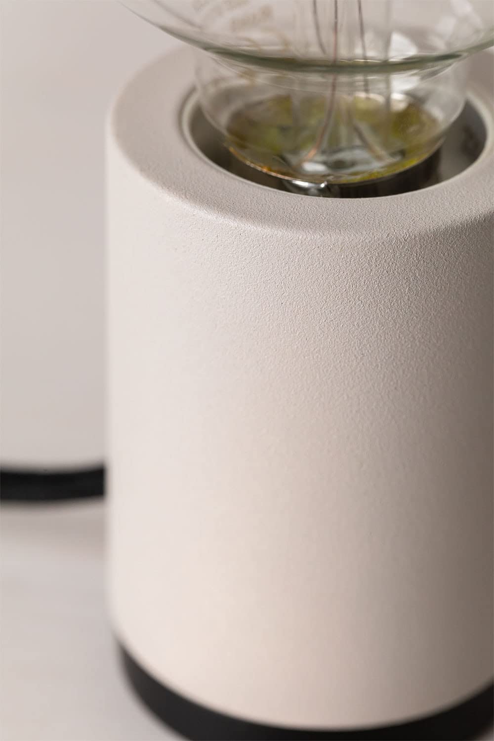 Sklum Jasp Lampada da Tavolo Acciaio Grigio E27