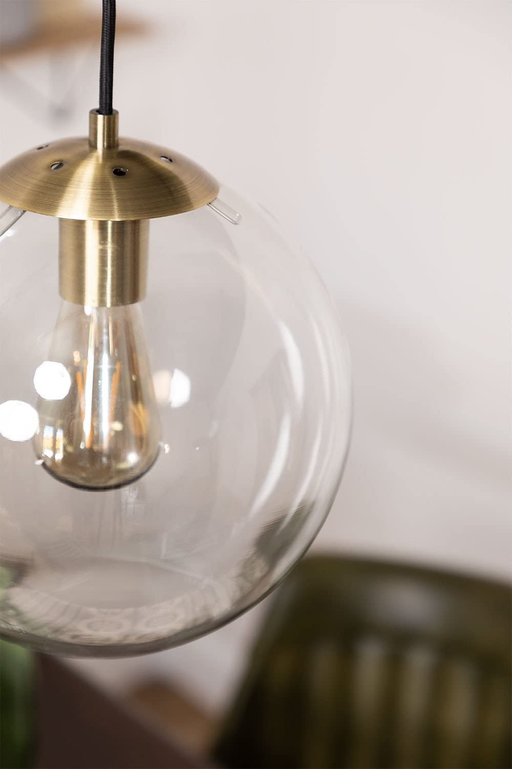 Sklum Boyi lampada a soffitto metallo vetro