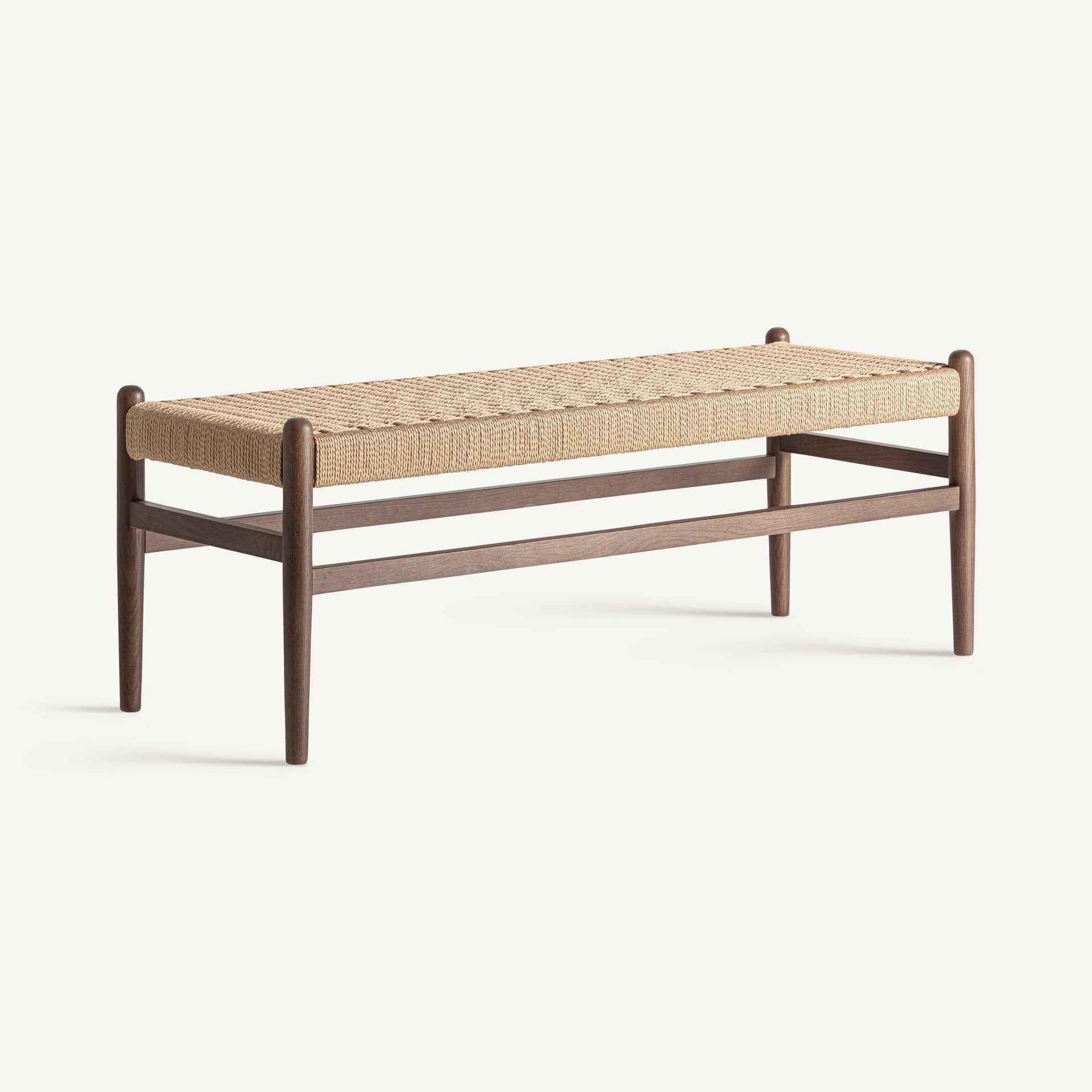 Bambua Flaeh panca legno faggio corda naturale