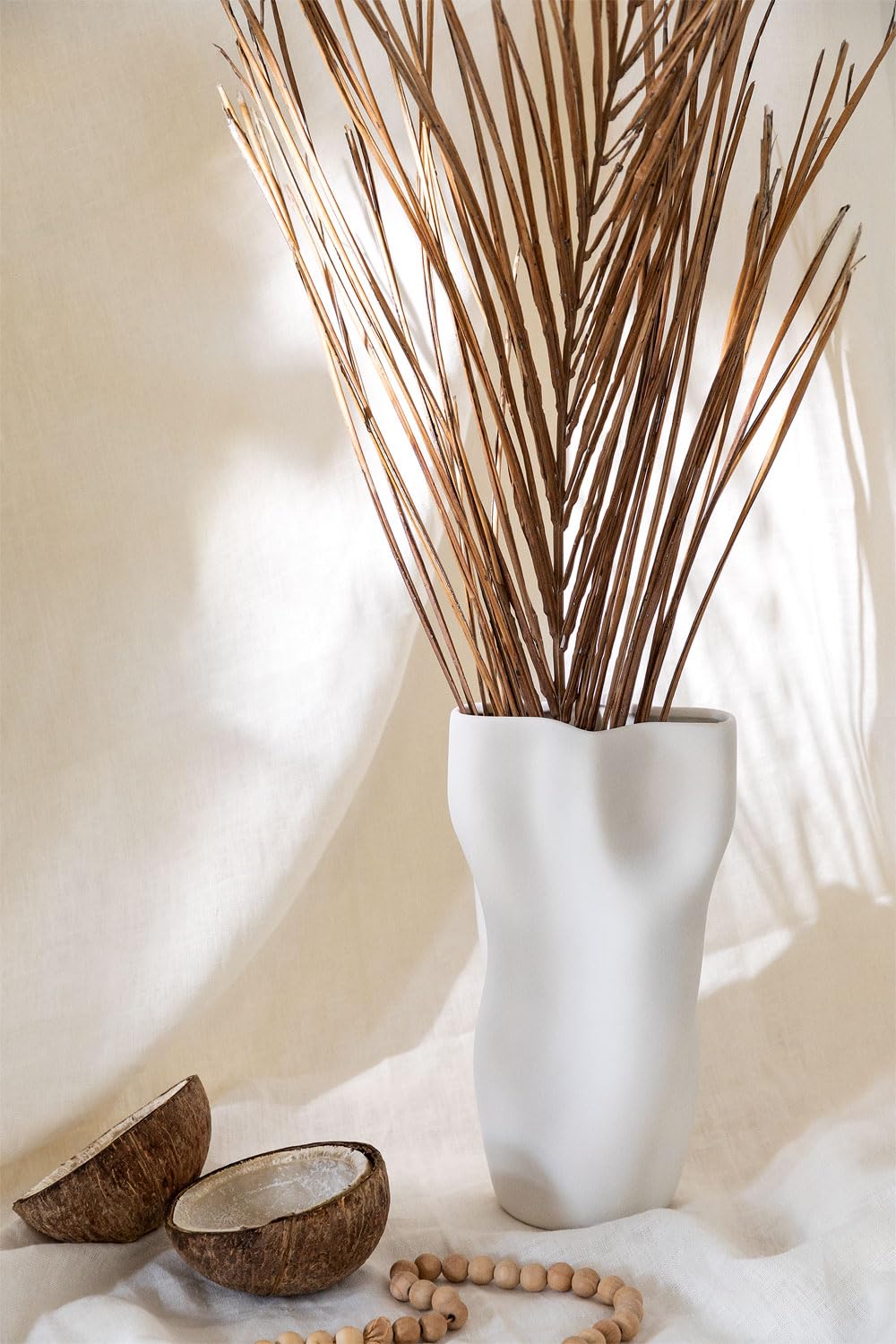 Sklum Varteni vaso in ceramica h 29 cm per fiori
