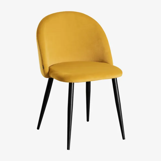 Sklum Kana set 2 sedie da pranzo in velluto