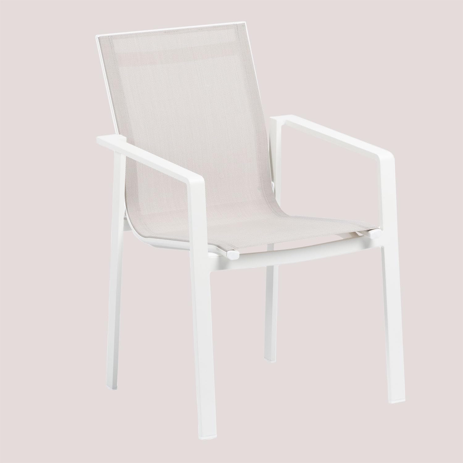 Sklum Eika Sedie da Giardino Alluminio Pack 4 Impilabili