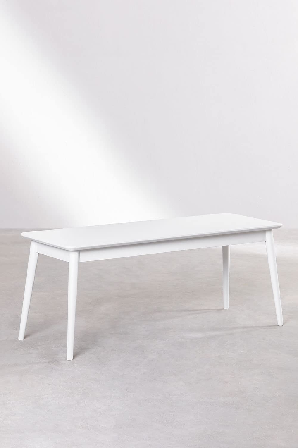 Sklum Betta panca in legno bianco 110 cm ingresso