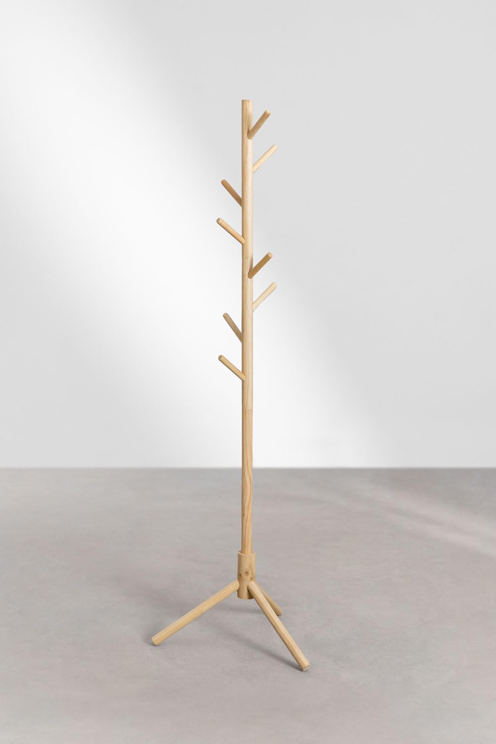 Sklum Russ appendiabiti da terra in legno naturale