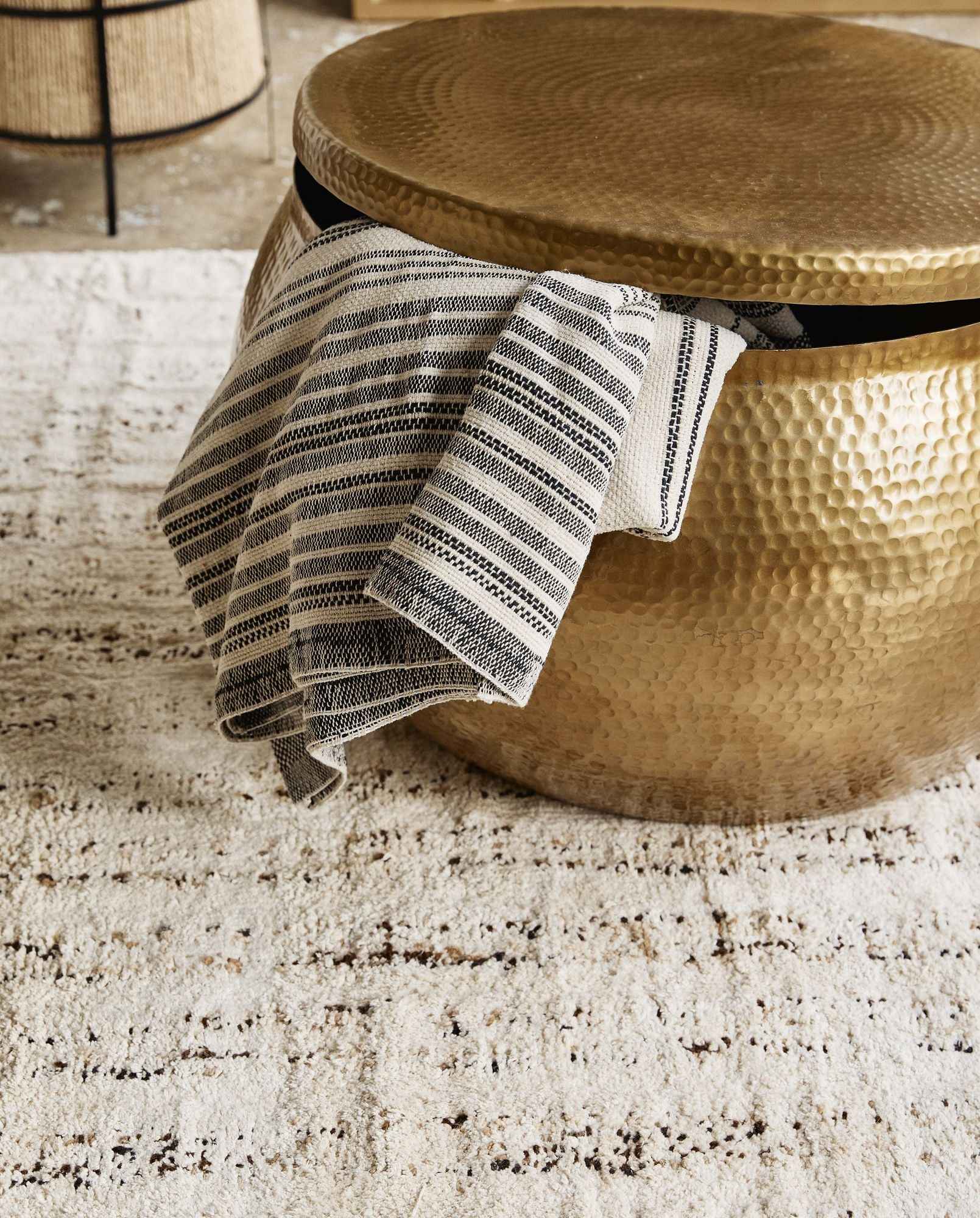 Bambua Vesper copriletto cotone 140x200 panna