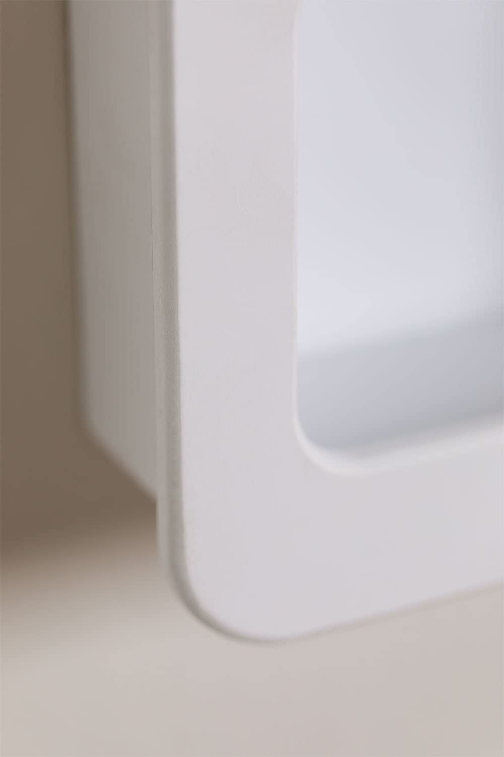 Sklum Edna scaffale a parete in MDF bianco antico