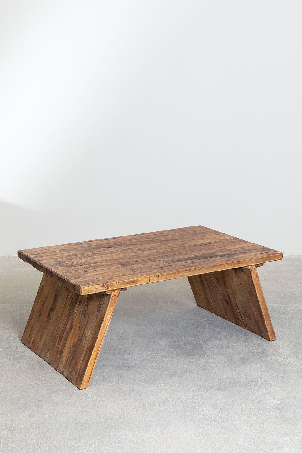 Sklum Caffie Tavolino Rettangolare Legno Riciclato 112 cm