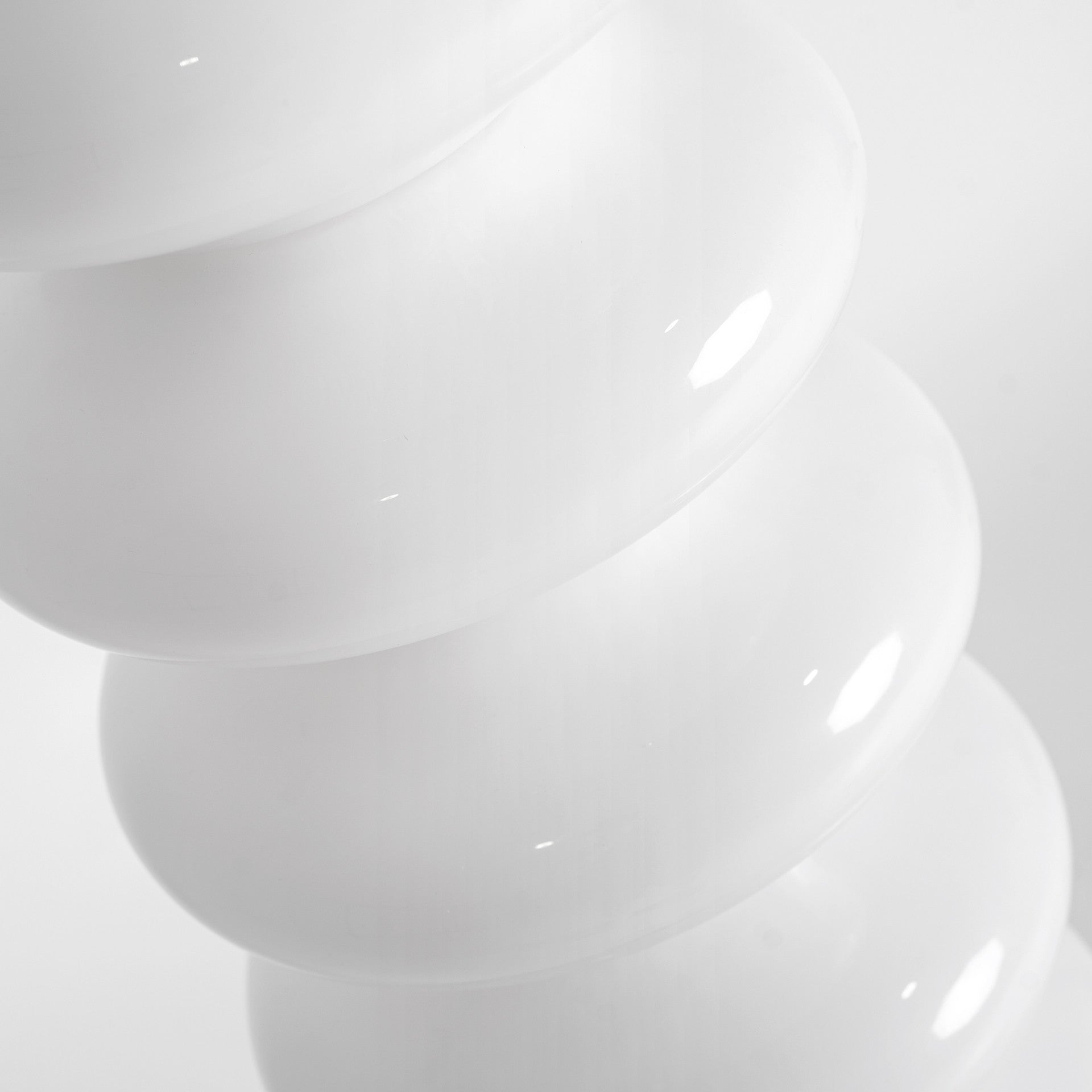 Bambua Tiare Piantana Vetro Bianco 150 cm