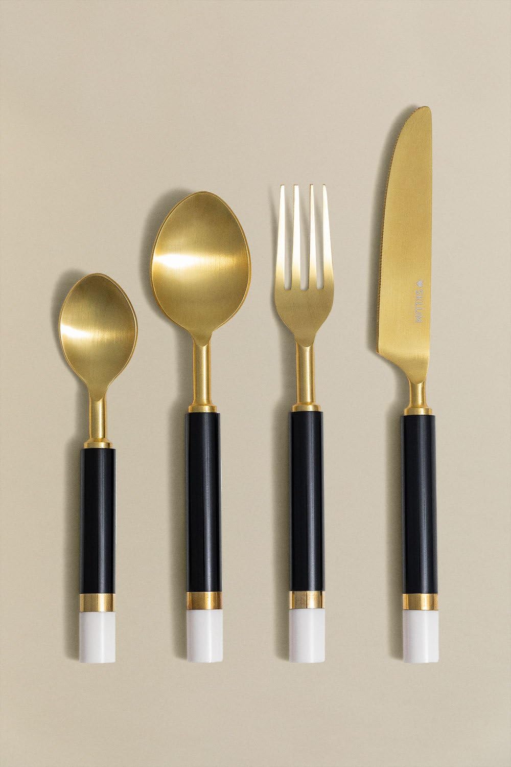 Sklum Lebland set 4 posate in acciaio uso quotidiano