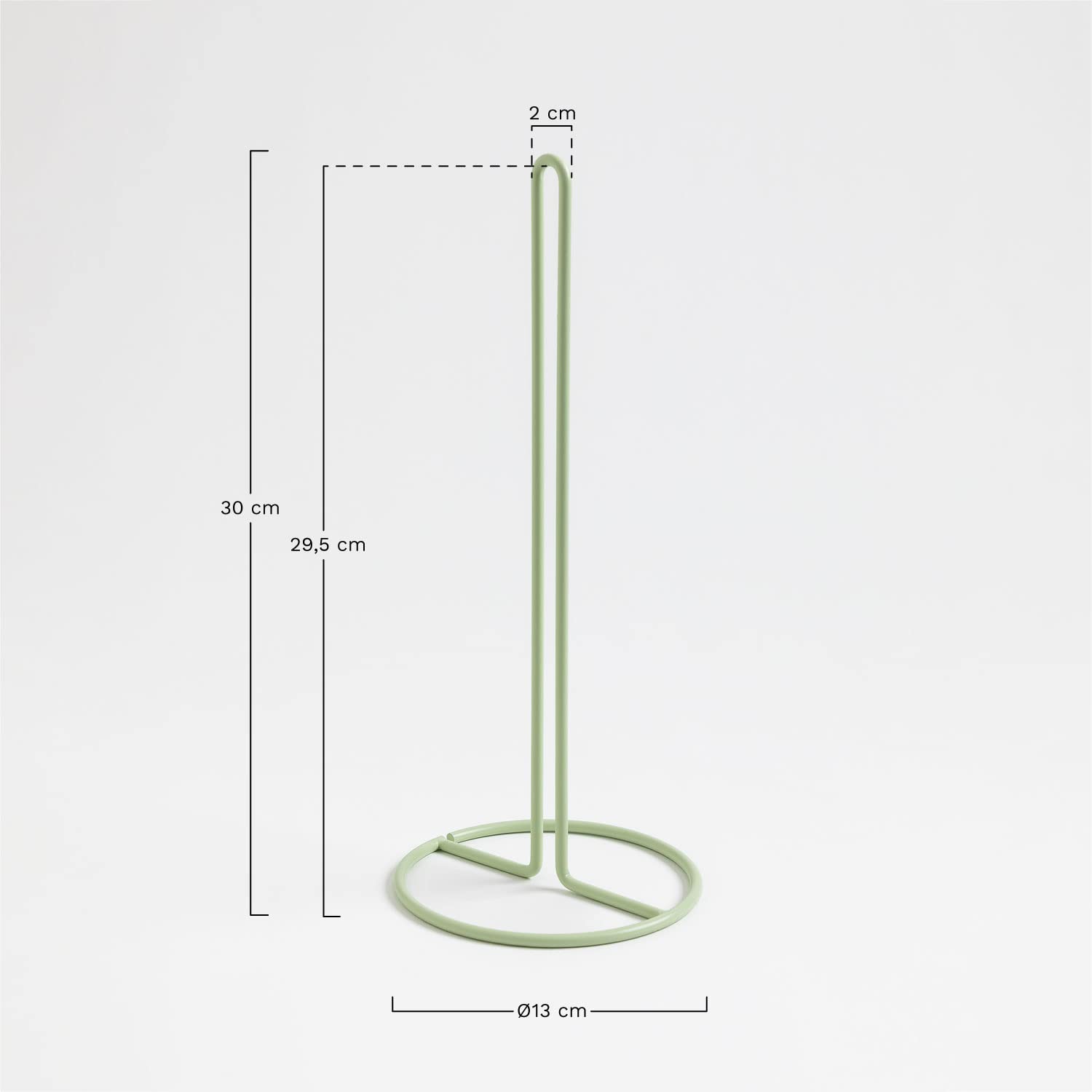 Sklum Spiro portarotolo da cucina acciaio celadon