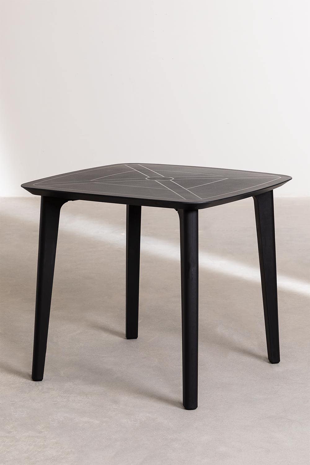 Sklum Scand Tavolo Giardino 85x85 cm Polietilene Quadrato