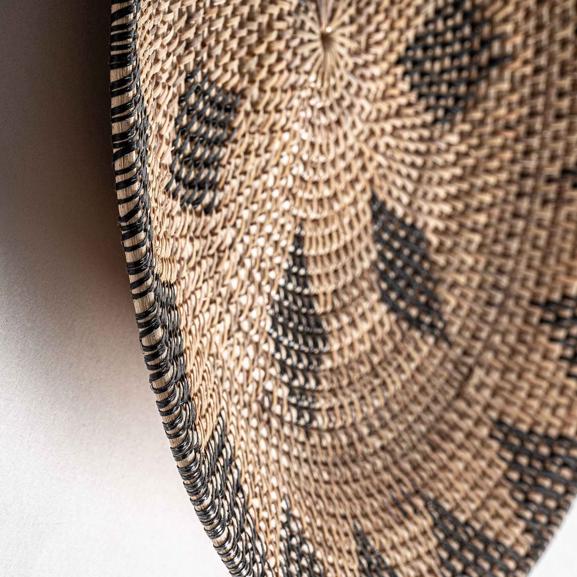 Bambua piatto decorativo rattan naturale