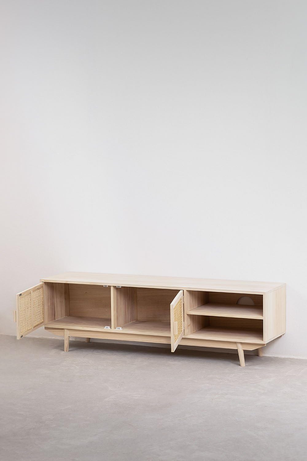Sklum Ralik mobile TV 150x40 cm legno rattan