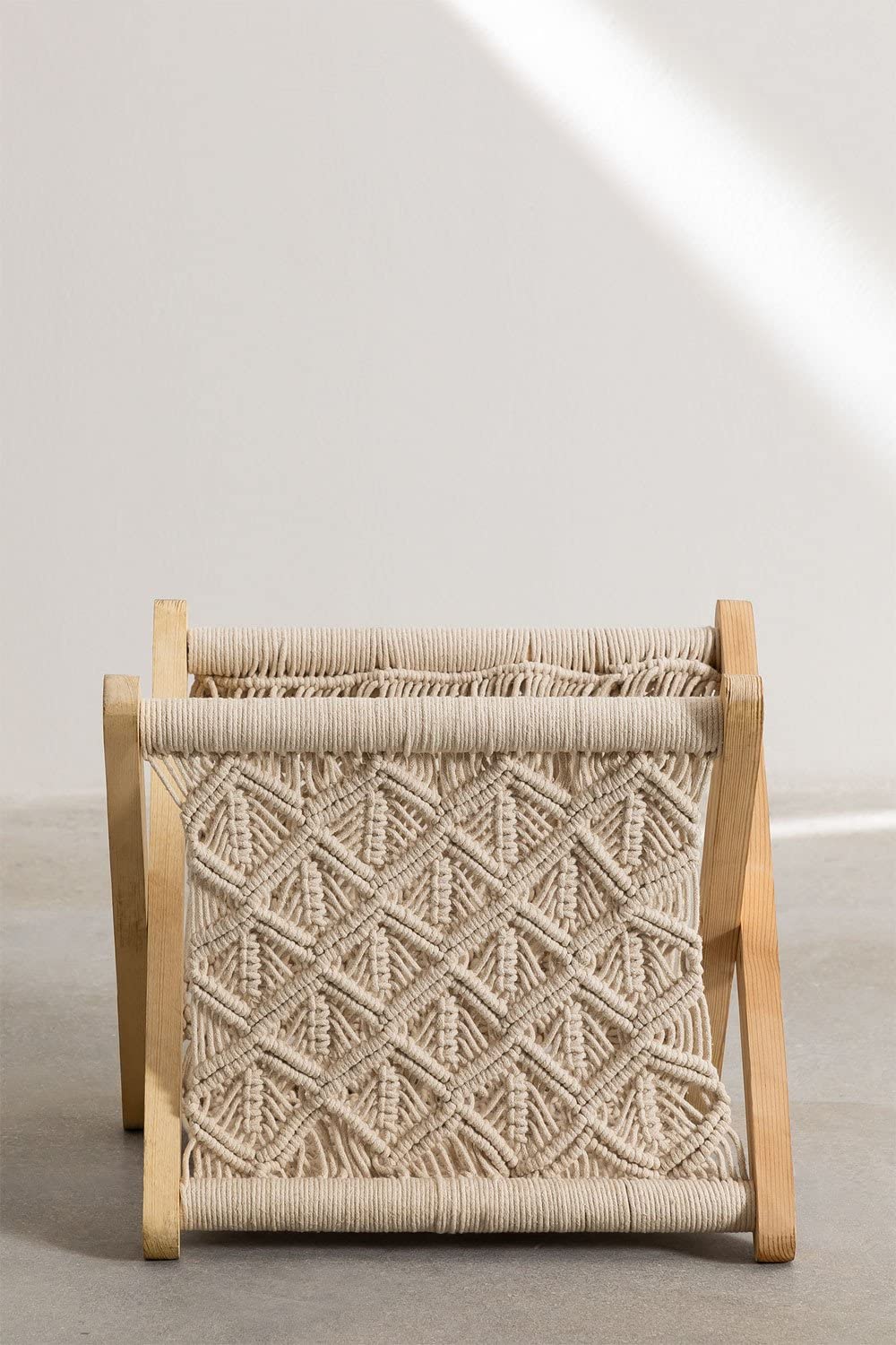 Sklum Krifrek portariviste macramè beige crema