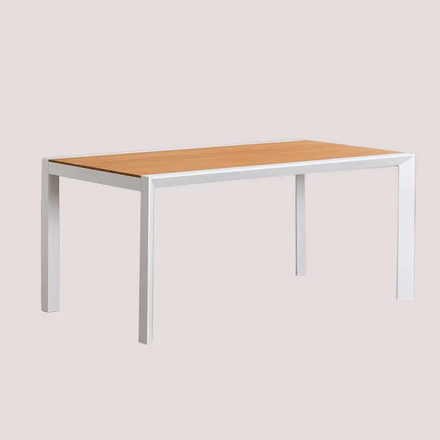 Sklum Archer Classic 160x90 cm tavolo da giardino bianco