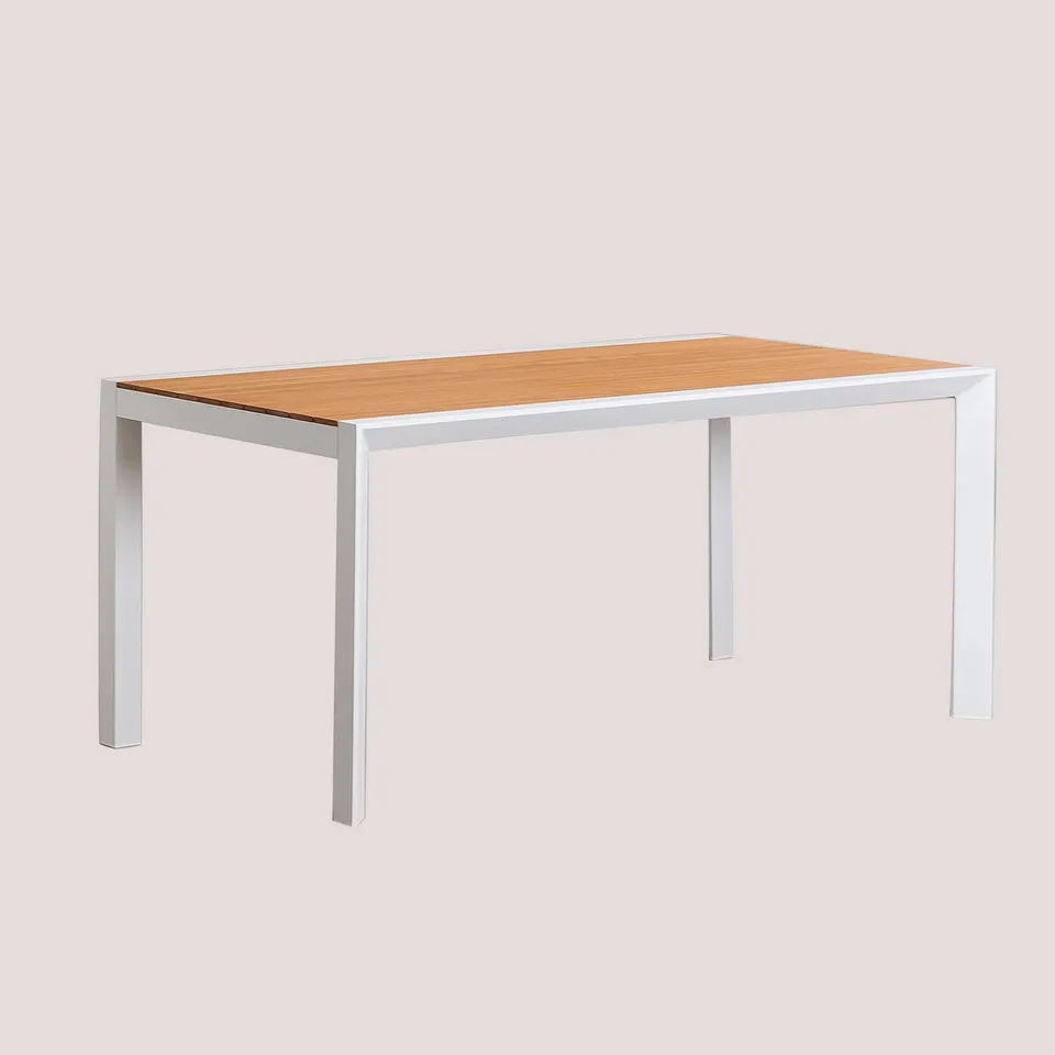 Sklum Archer Classic 160x90 cm tavolo da giardino bianco
